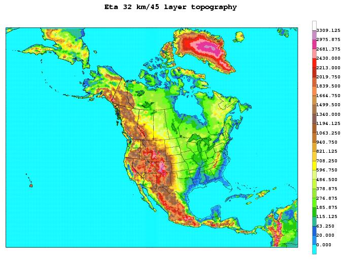 Fire Danger Climatology using the North American Regional Reanalysis 32 km resolution for North
