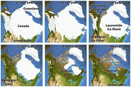 The History of the North American Ice Sheets Channeled Scablands