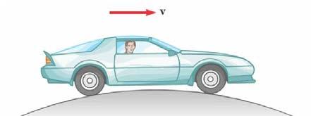 Maximum Speed for Vertical Circular Motion Humps in the Road What is the maximum speed the car can have as it passes this highest point without losing contact with the