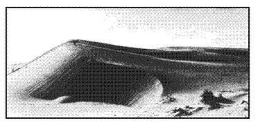 Page 3 of 9 5. The photograph below shows a sand dune that formed in a coastal area. 8. The map shows Rockaway Peninsula, part of Long Island, New York's south shore.