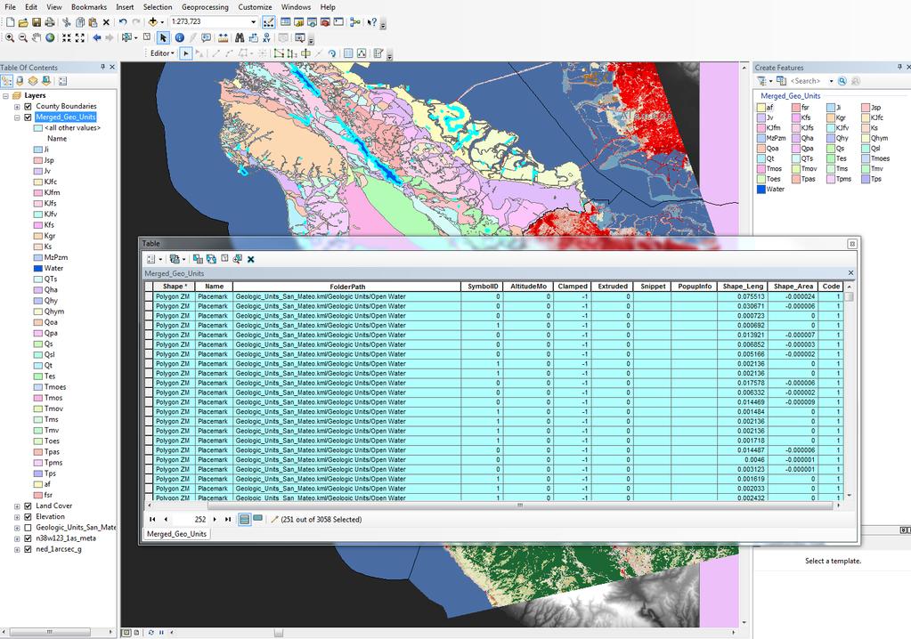 Create Geology Raster In order to allow for the ranking of rock units, it is first necessary to convert from a feature to a raster layer.