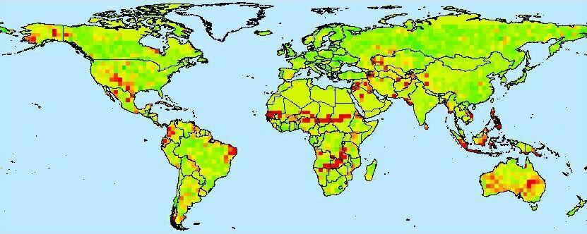 Drought (3 consecutive overlapping 3-month seasons with rainfall at least 50% below normal) Not poor Somewhat poor Moderately poor 50.00 % of population 40.00 30.00 20.00 10.