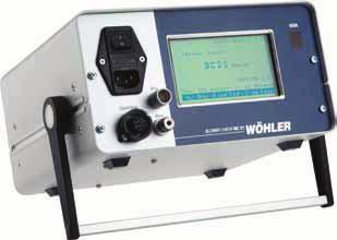 BUILDING TIGHTNESS WÖHLER BC 21 Wöhler BC 21 Blower Check TÜV-approved TOUCHSCREEN PRINTING DATA ON-SITE SIMPLE CLAMP SYSTEM AUTOMATIC MEASUREMENT SOFTWARE TECHNICAL DATA Air flow.