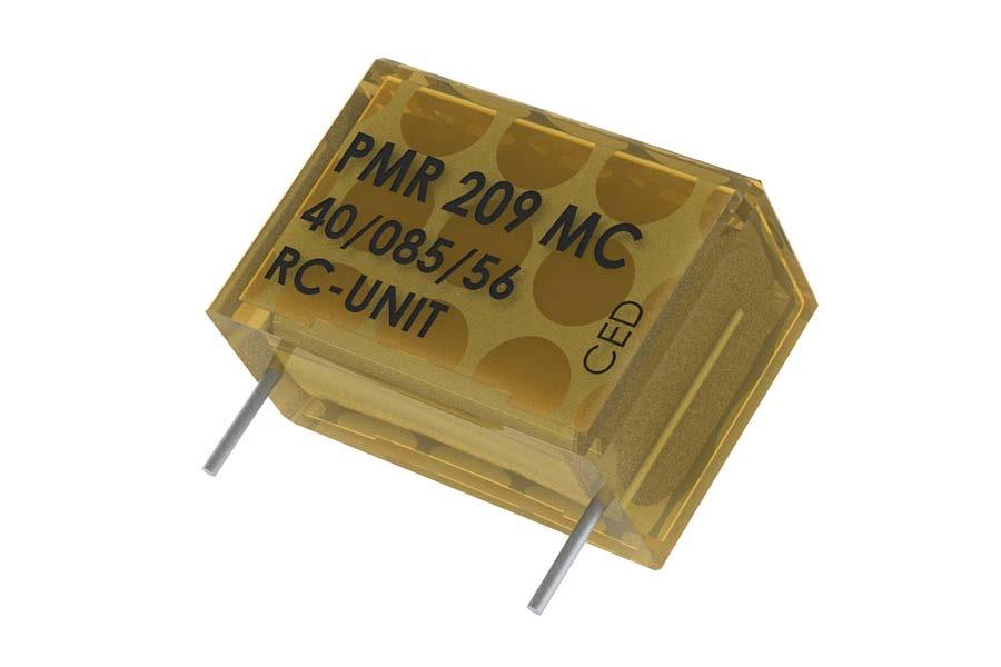 AC Line EMI Suppression and RC Networks PMR209 Series Impregnated Paper, Class X2, 250 VAC Overview Applications The PMR209 Series is constructed of multilayer metallized paper encapsulated and