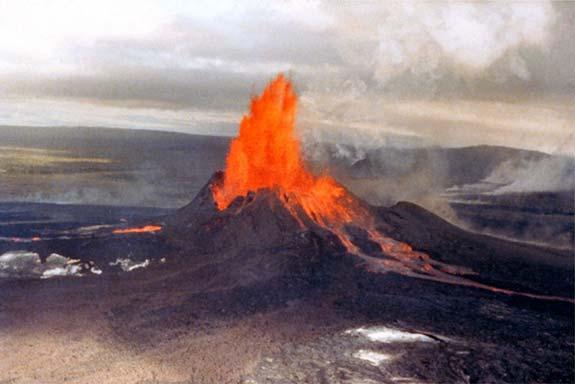 Magma Thinned or fractured crust allows magma to rise to the surface as lava.