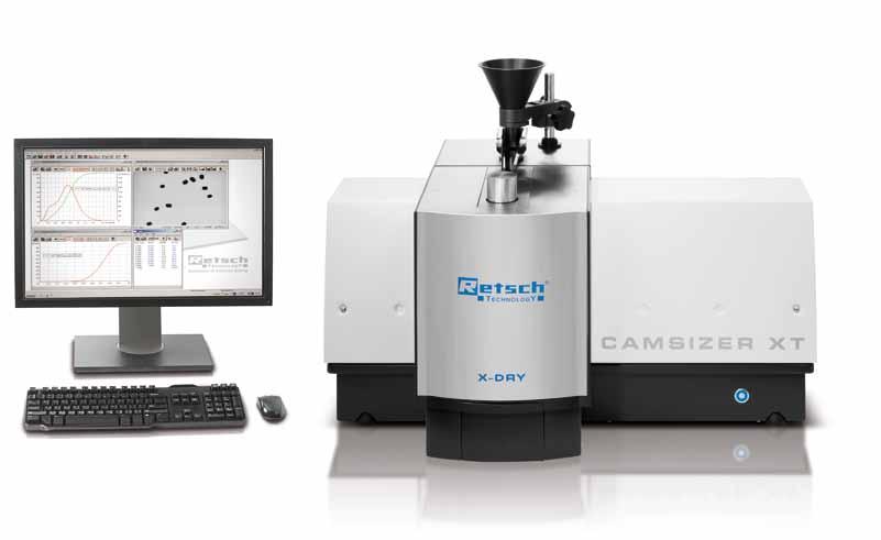 The Particle Analyzer CAMSIZER XT For dry and wet measurements 4 Benefits at a glance Digital image processing with patented two-camera system (according to ISO 13322-2) Wide dynamic measuring range