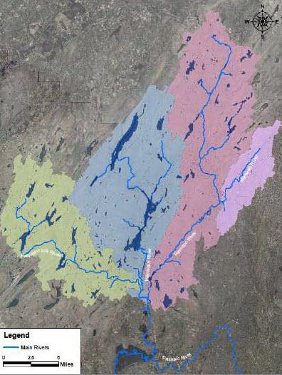 Hydrologic Modeling Wanaque Ramapo Pompton River Drainage Basin 354 mi 2 of