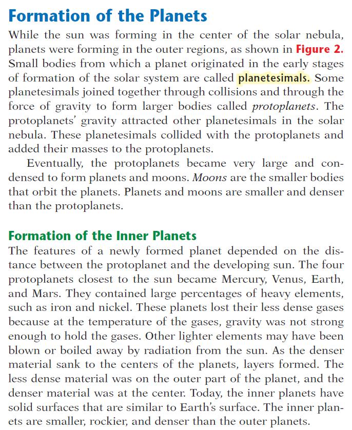 #7 Formation of the Solar System LT 2.