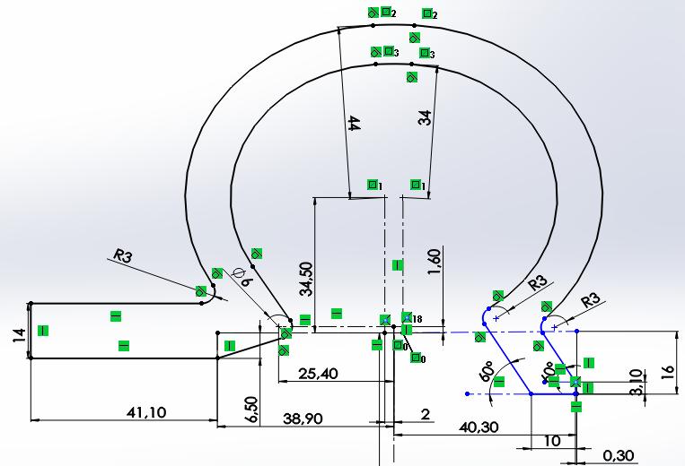 4.2 Izrada 3D modela spiralnog kućišta centrifugalne pumpe Postupak modeliranja spiralnog