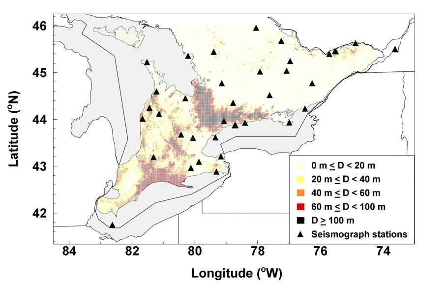 More on H/V and site response: Studies in southern Ontario (Braganza et al.