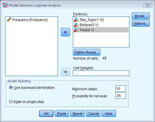 The loglinear analysis Then run the main analysis. The way to run loglinear analysis that is consistent with my section on the theory of the analysis is to select to access the dialog box.