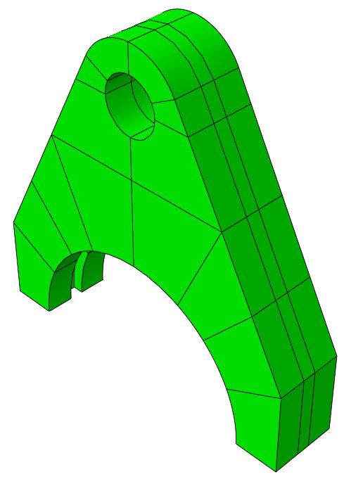 1.3 Generating Geometry The geometry of the initial design and subsequent design iterations is drawn in Dassault Systèmes Solidworks and imported into Abaqus CAE as an Initial Graphics Exchange