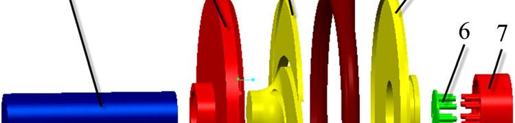 J. Cent. South Univ. (2015) 22: 1695 1706 1699 fluid body model of centrifugal pump with radical reflux balance holes is shown in Fig.