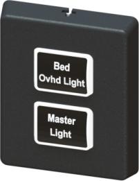 All the buttons of the RV can look and feel the same no matter if the switch is operating a light, dimmer, awning, slide-out,
