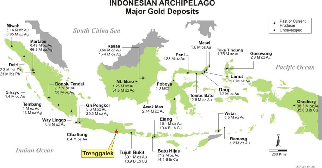 INDONESIA ARX is exploring for gold and base metal deposits along Indonesia s highly prospective magmatic arcs and associated geological terranes (See Figure 1).