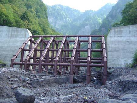 lahar diversion use of sabo dams common in Japan and Indonesia structures designed to divert mudflows from populated areas or to strain out large boulders which would be the most damaging o public