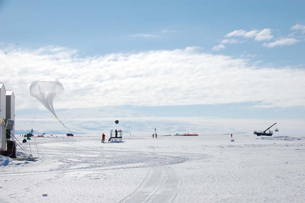 SPB Test Flight in January 2011 14.9 MCF SPB flew for 22 days over Antarctica with 4,000 lb suspended.
