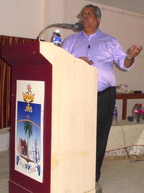 Sathishkumar has delivered his second lecture as a last session on the third day on Biology of