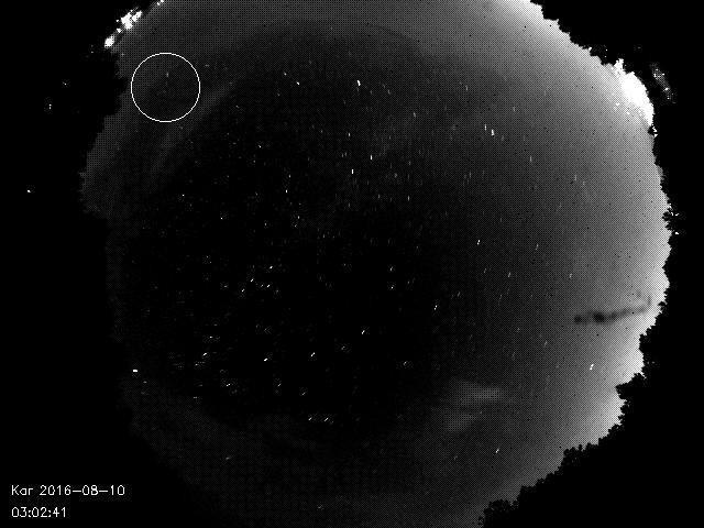 The All-sky cameras take pictures of the whole sky all night at