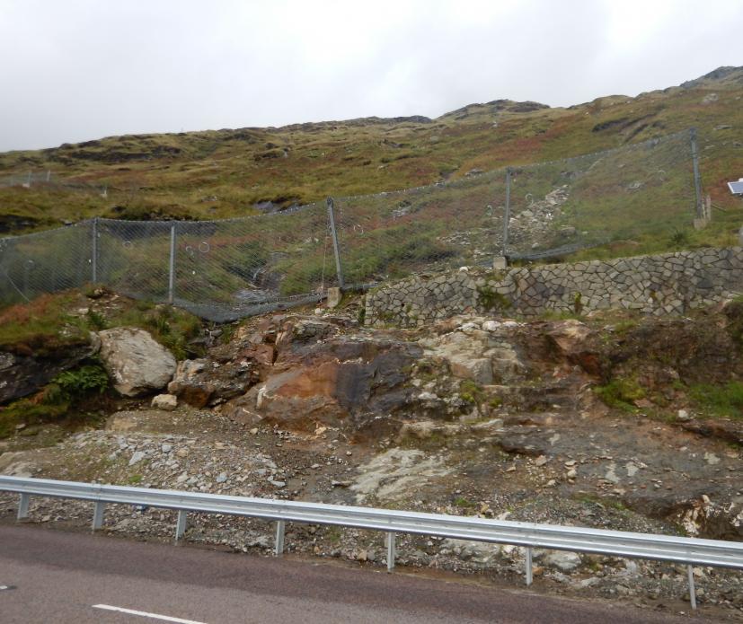 landslide barrier installed in 2012 Another