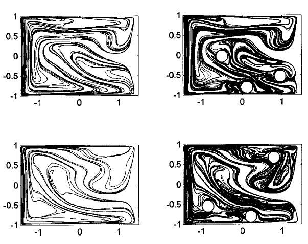 Freely-moving Rods in a Cavity Flow [A.