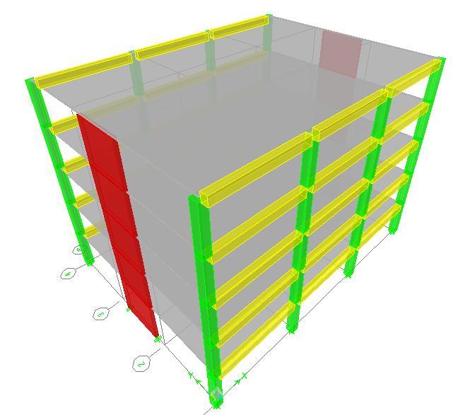 Table Building Parameters Building Dimension Height Length (X)-Centreline Width (Y) Mass (per floor) Rot Inertia (per floor) 5 x 3.6 m 3 x 8 m 18m 330.