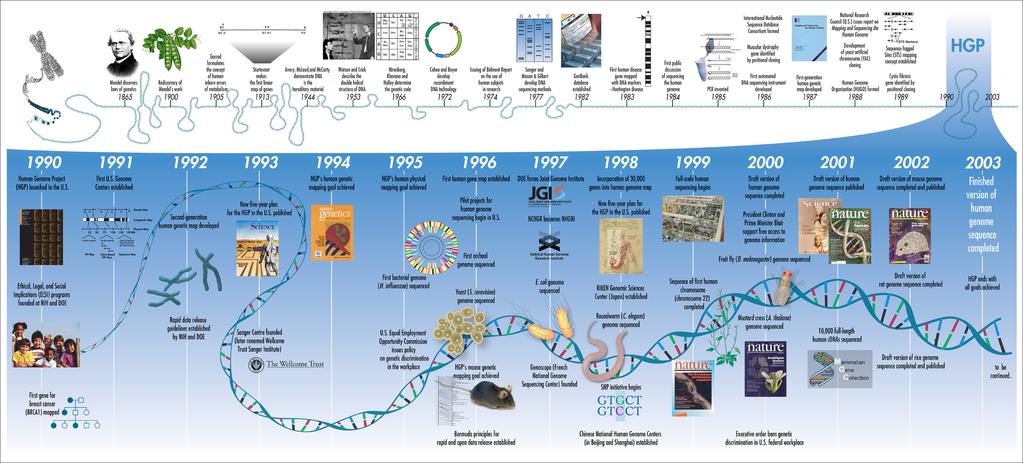 A Timeline of Genomics NHGRI National Human Genome Research