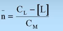 Distriutio of ligd use [L ] = β [][L] C L -[L] = C Σα 17.02.