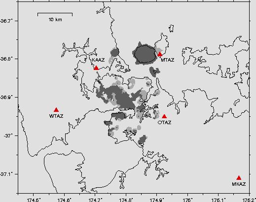 WHAT SORT OF WARNING WILL WE GET Possible ascent rates indicate the first sign of seismic unrest in the AVF may occur as little as 14 hours to 11 days prior to outbreak (DLP earthquakes at 30km);