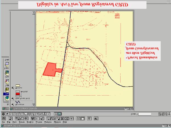 Slide 21 of 32 Parcel Boundaries are then digitized from a geo-referenced GRID