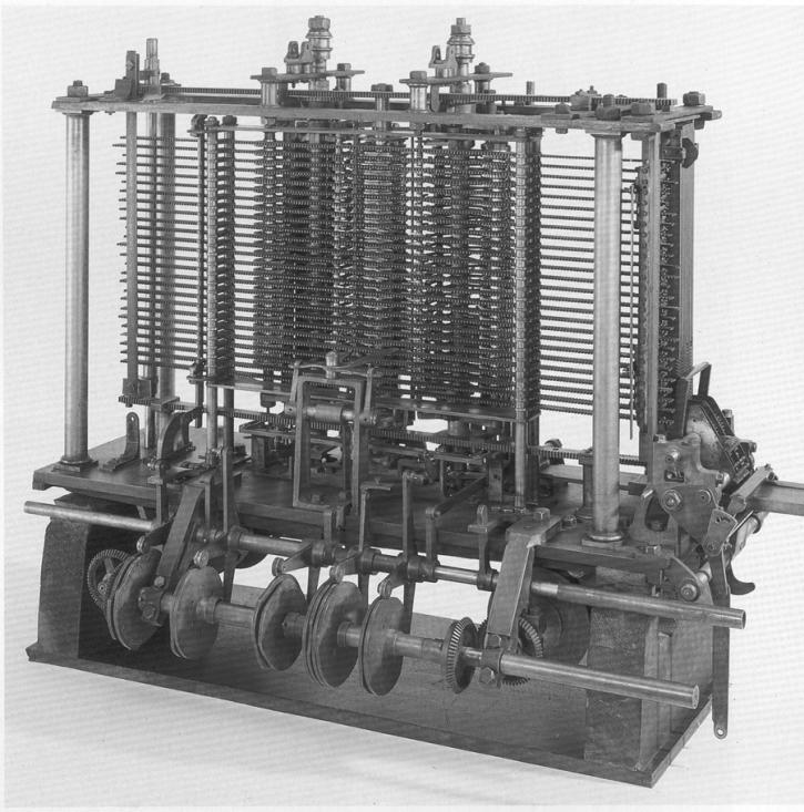 The Analytical Engine Designed by Charles Babbage from 1834