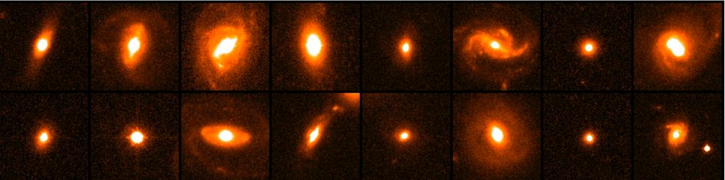 Recent Observa:onal Results: COSMOS AGN host galaxy morphologies: mostly disky and undisturbed Surprising?