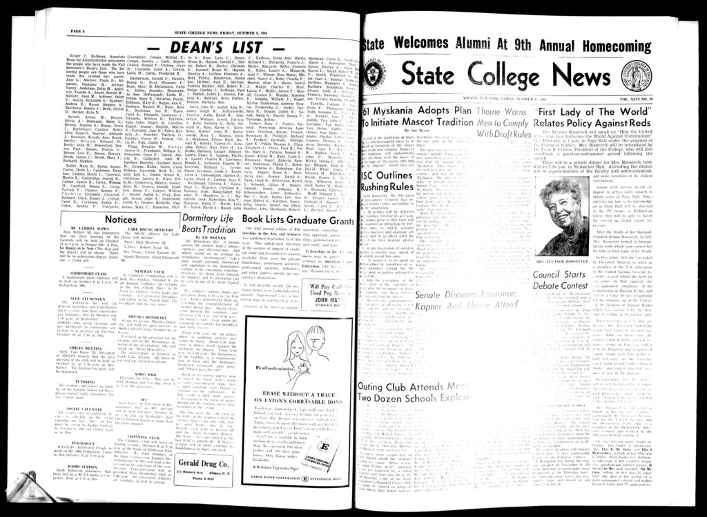 GE 8 STTE COLLEGE NEWS FRY OCTOBER 6 9 W ENS LST E C G C E C S C g v F Ck R T C S L T - C C C g v L C Fk R v k G F L v - g G E F Gg ] H G C N B - k Eg B q L H 0 ) E C 0 v V Ez S B E g E E B S ] R W R