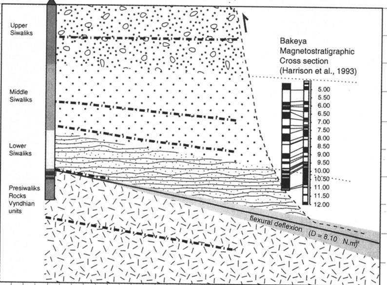 5742 LAVI AND AVOUAC: ACTIVE FOLDING OF FLUVIAL TERRACES Raxaul drill (Sastr et at,, 1971) Seismic line 53 (DMG,!990) MFT and associated ramp (cros section FF'+EE' in Plate 4) Upper Siwaliks -.'... :q.