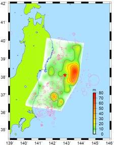 (e) 24-3 sec. Figure 3. The time change of slippage distribution in the tsunami source model 4.2. Verification of the Tsunami Source Model by Using the Seismic Source Model Wu et al.