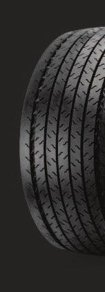 Characterised by low rolling resistance, major fuel savings and stability.