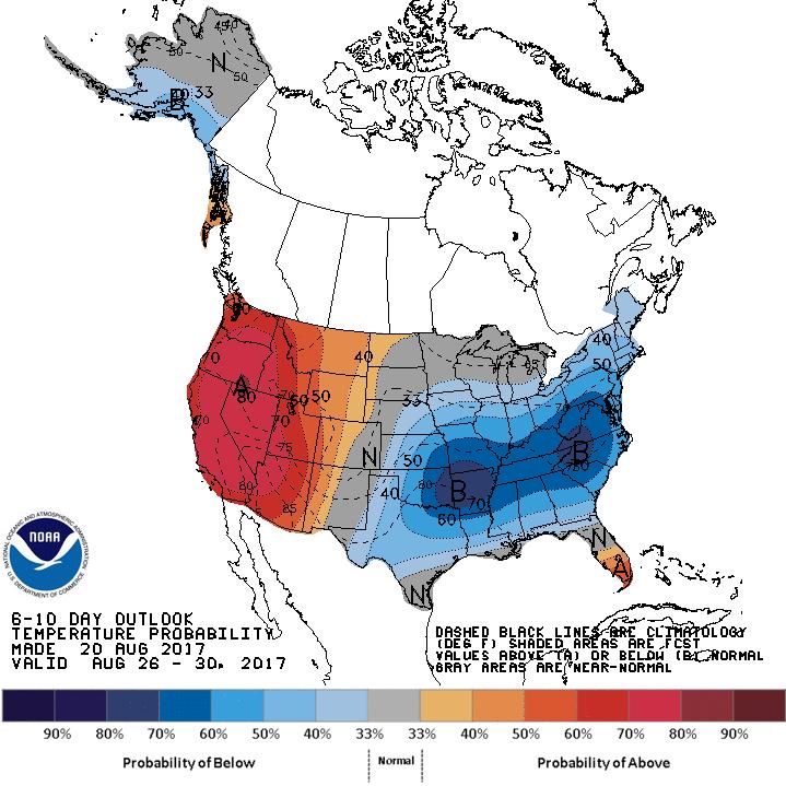 6-10 Day Outlooks 6-10 Day Temperature