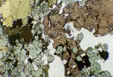 clinoyroxene () (note the variable colour