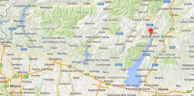 3 HOW TO REACH RIVA DEL GARDA Motorway A22, Brennero motorway, Rovereto sud exit: 15 minutes from the toll booth.