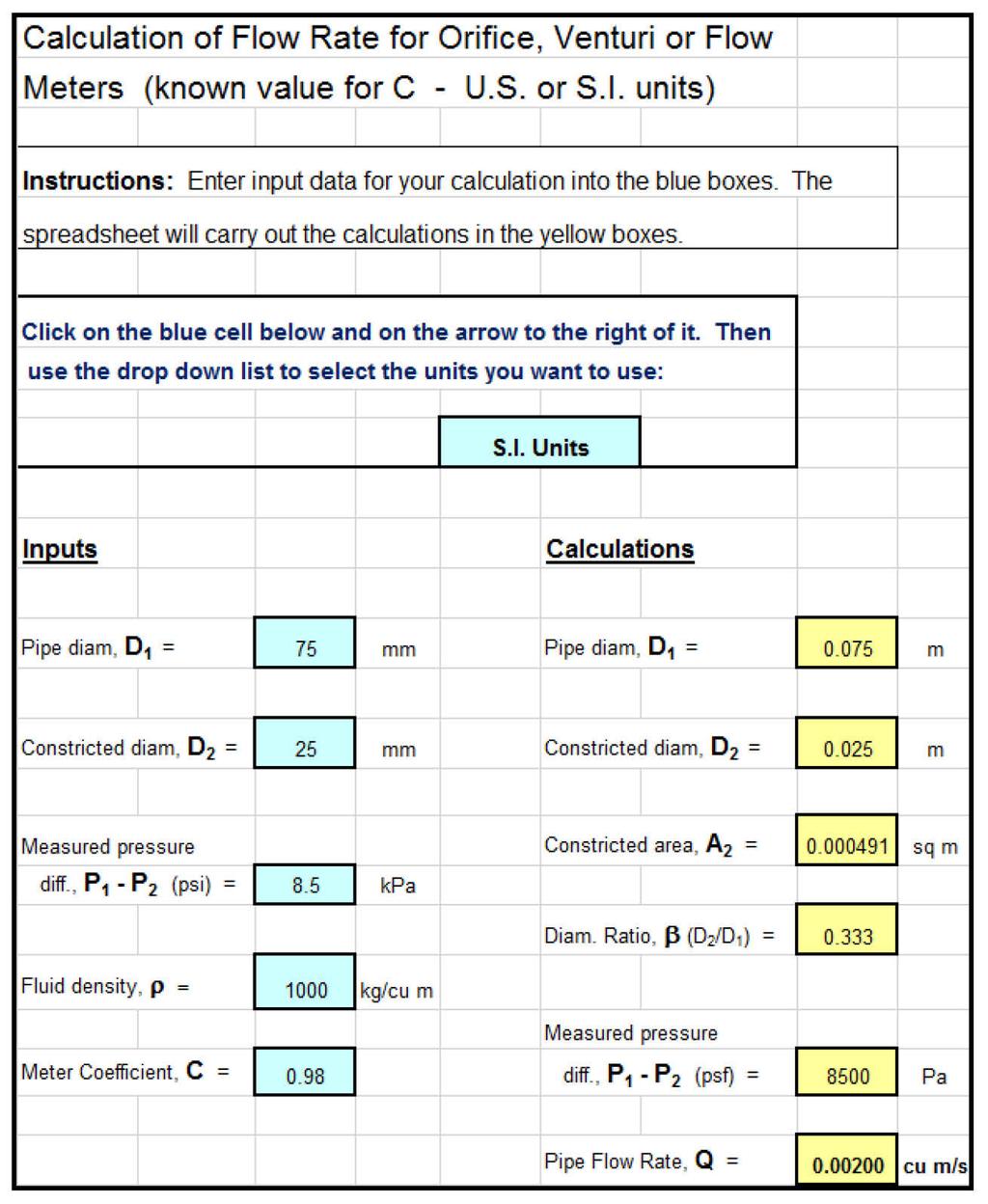 Spreadsheet Solution to Example #4 www.suncam.