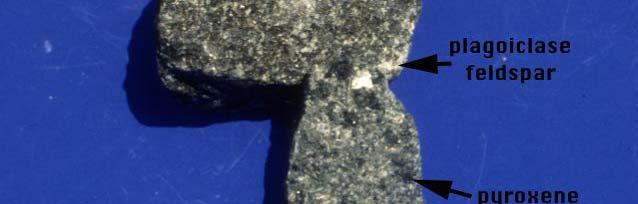 Gabbro which is mostly composed of: calcium rich