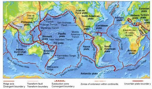 asthenosphere generates magma (molten rock) that rises to the earth s surface.