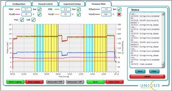 Other accessories Software Real-time data logging package Uniqsis have developed an invaluable auxiliary PC package for use with the FlowSyn that allows full real-time data-logging of system and pump