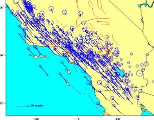 Plate Boundary Motion San Andreas transform fault system