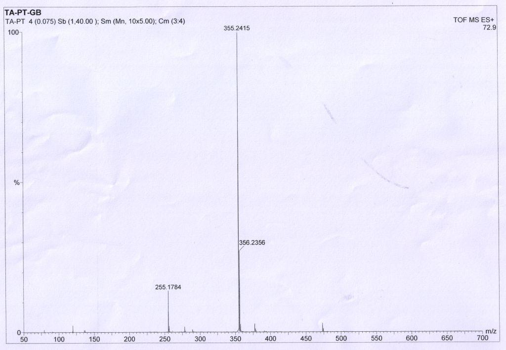 Section S10: Mass spectra of TAPT Figure S7.