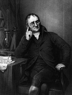 B. John Dalton (1803-1805) Studied the ratios in which elements combined in chemical reactions. Based on his experiments, he formulated the first real theory about atoms: Dalton s Atomic Theory: 1.
