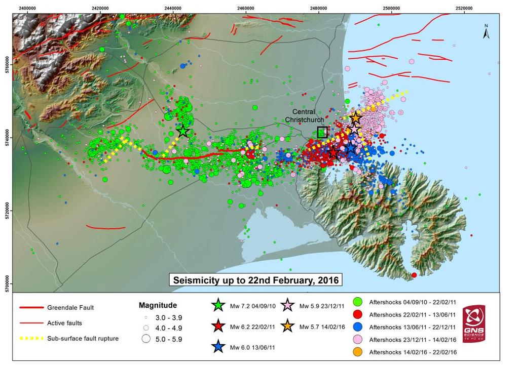contributors summarising the physical impacts, earthquake source models, and ground motions, as well as discussing the probability for future ground shaking in the region.