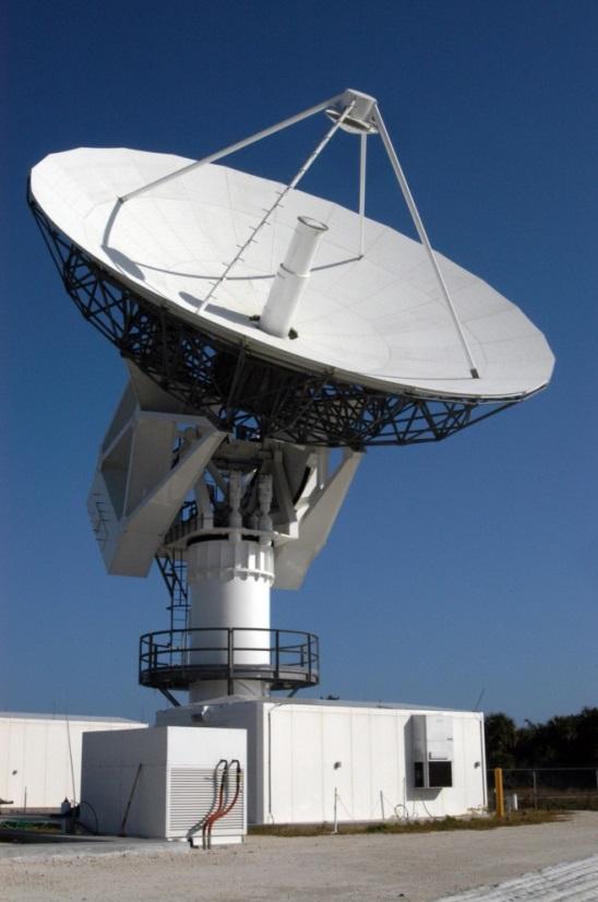 Most radio telescopes have parabolic mirrors (good metal surfaces are perfect reflectors of radio waves) that can be directed at the point of the sky of interest.