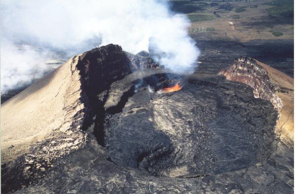 crust. Etna (left) is an example.