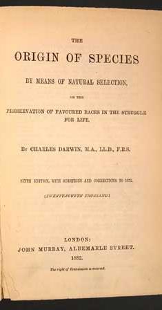 Controversy about Darwin s Work (Bio only) I published my work On the Origin of Species in 1859.